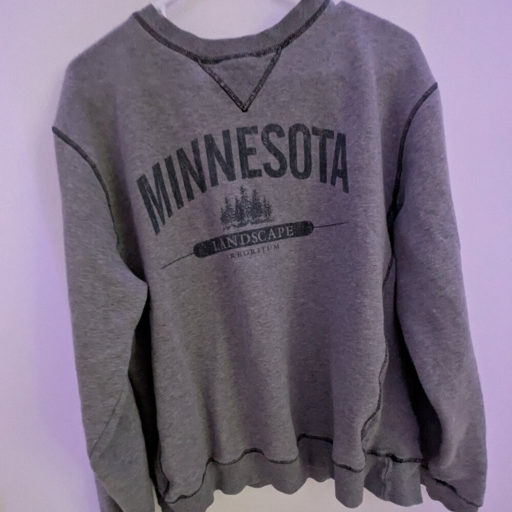 Grey Minnesota crew neck